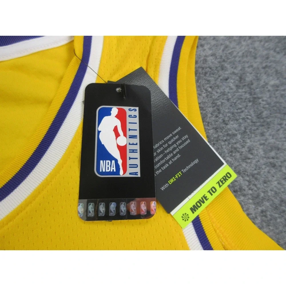 Los Angeles Lakers‎ Jersey Mens XL 52 Yellow NBA Basketball LeBron James Nike